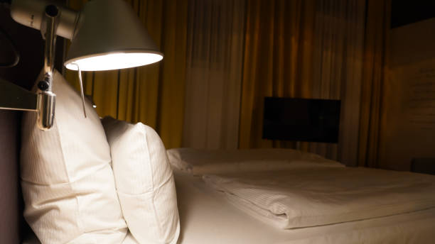 istock Pillows in a hotel room in Berlin, Germany. 1363604033