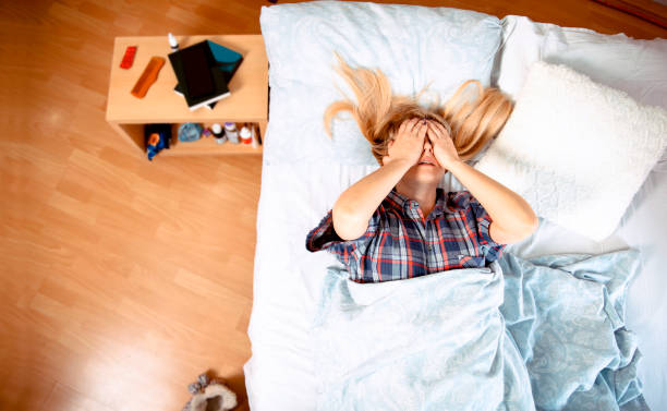 istock Woman with mental Burnout in Coronavirus lockdown 1363605594