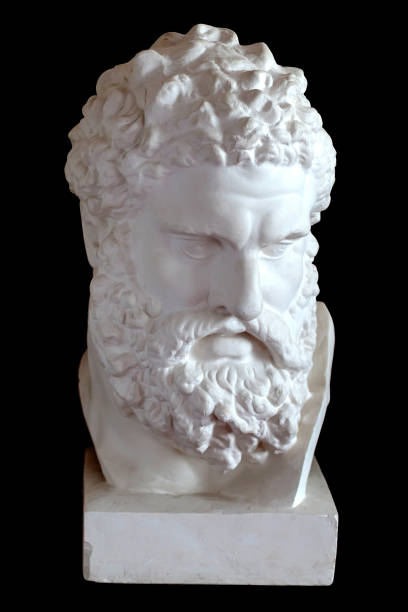 istock Head of Hercules isolated. Visual aid for students of fine arts. 1363606969