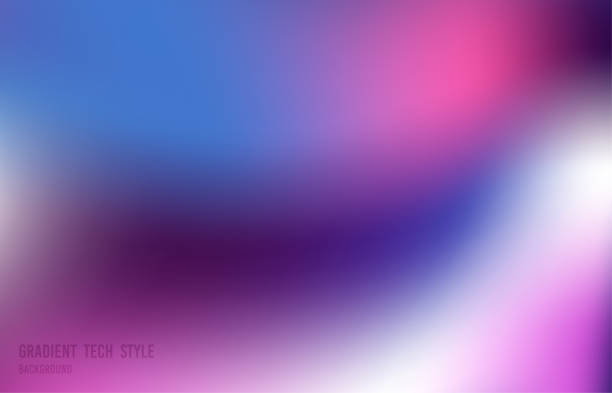 istock Abstract gradient mesh of purple design decorative artwork style. Futuristic style of template background. Illustration vector 1363608638