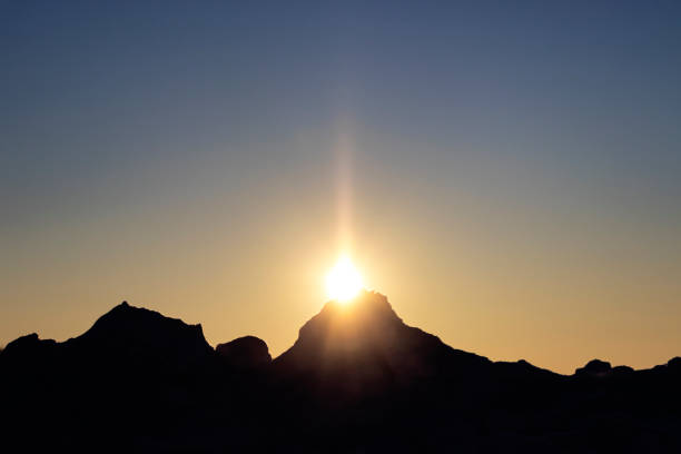 istock Sunrise in the mountains. 1363609577