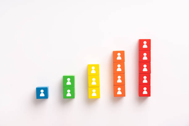 istock Business & HR icon on colorful jigsaw puzzle 1363610007