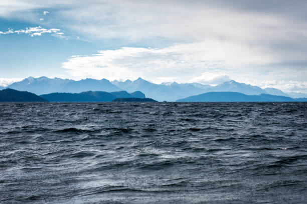 Nahuel Huapi Lake, Bariloche, Argentina Panoramic view of Nahuel Huapi Lake, Bariloche, Argentina nahuel huapi national park stock pictures, royalty-free photos & images