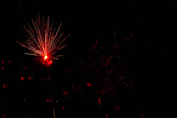 istock Colorful fireworks burst. The holiday fireworks are in full bloom. 1363611703