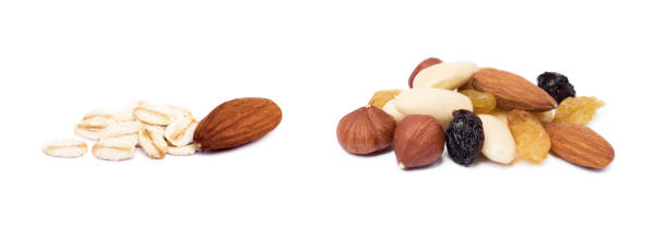 istock Mix nuts, raisins and oatmeal 1363617734
