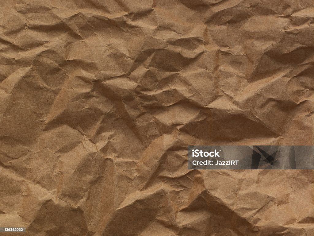 Esmagado fundo de Papel - Royalty-free Amarrotado Foto de stock