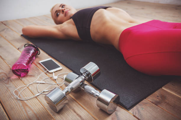 istock Beautiful strong sportswoman 1363620713