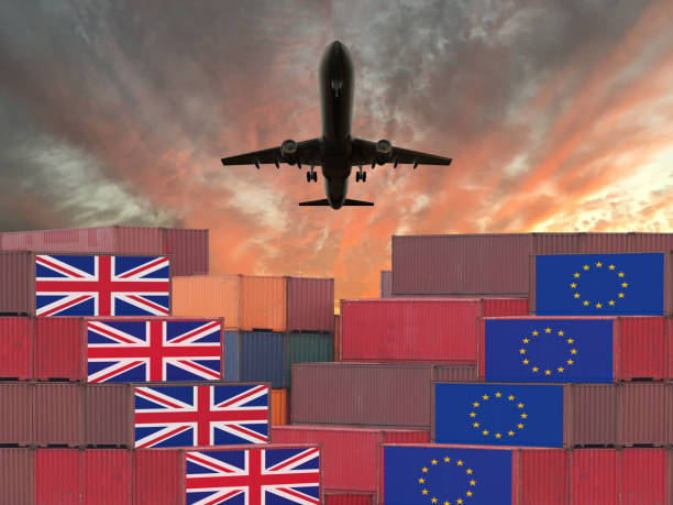 istock UK EU Brexit trade war tariff cargo container export import shipping 1363623624
