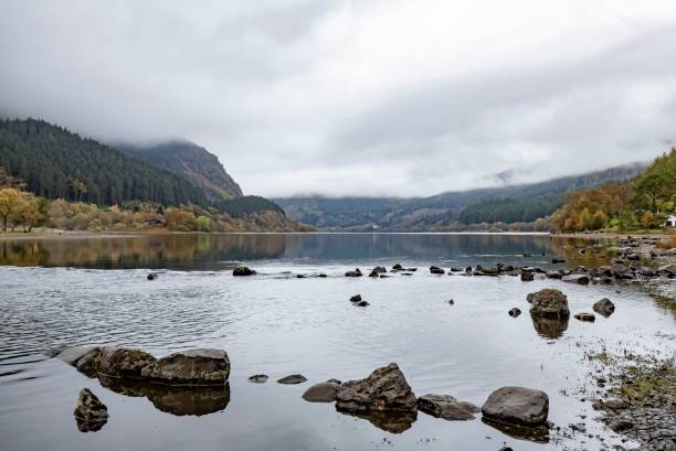 istock Misty Autumn Reflections On Loch Lubnaig. 1363625239