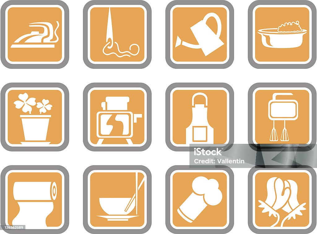 Houseware Vector Vector Icons Houseware Stock Illustration - Download Image Now ...