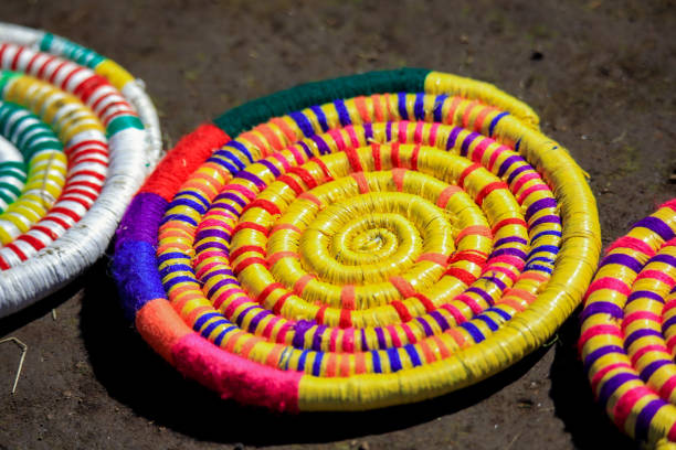 istock Traditional Bright African Souvenirs in Simien Mountains 1363626607