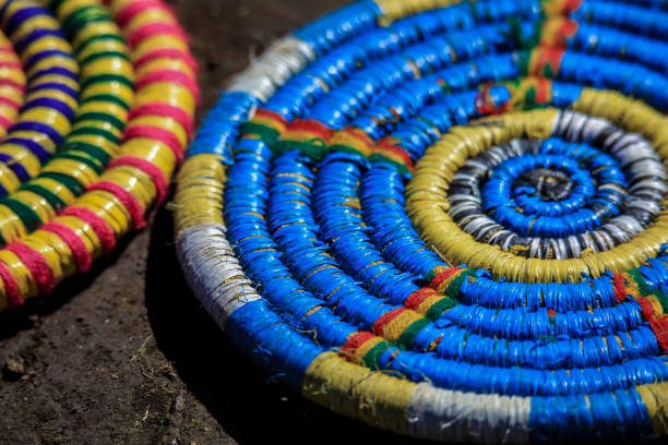 istock Traditional Bright African Souvenirs in Simien Mountains 1363626608