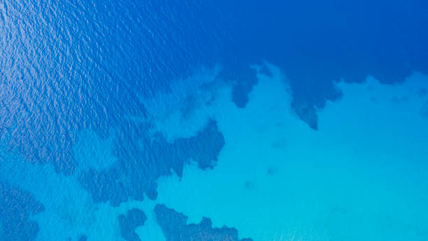 istock Aerial drone view of sea. 1363628081