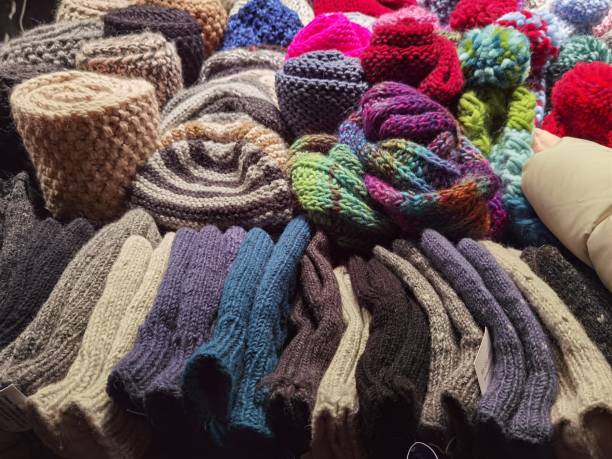 istock knitted hats of different colors 1363628366