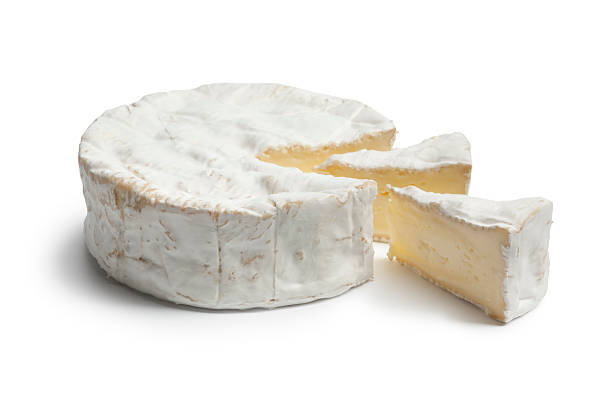 istock Whole Camembert cheese and portions 136362916