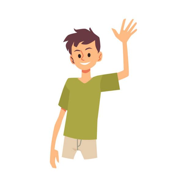 Hand Waving Goodbye Clipart
