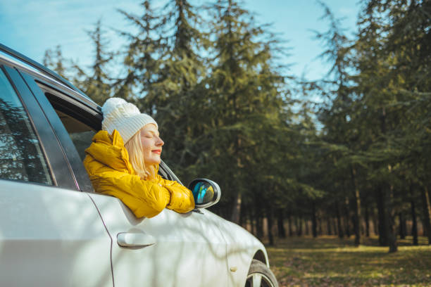 istock Woman on the road trip 1363637539