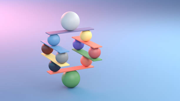 istock Webinars and Field Event Concepts. Jenga game color block tower. teambuilding 1363638948