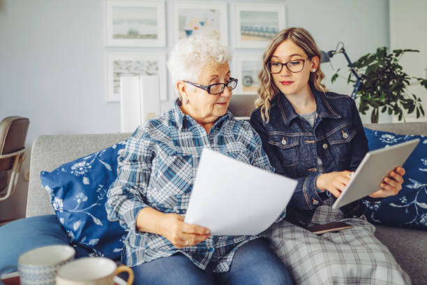 istock Grandmother spending time with her granddaughter 1363640213