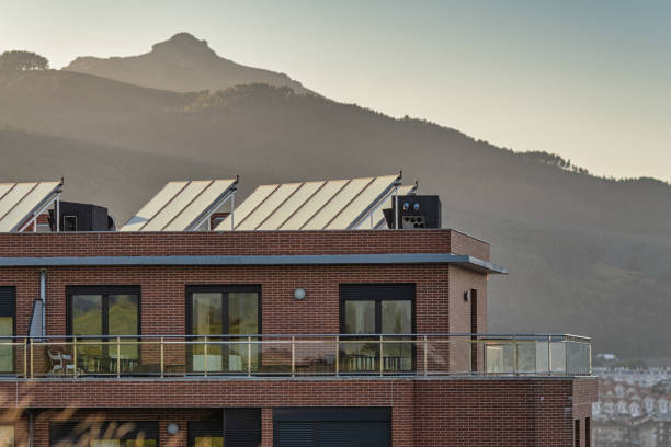 istock Solar panels on the roof 1363640223