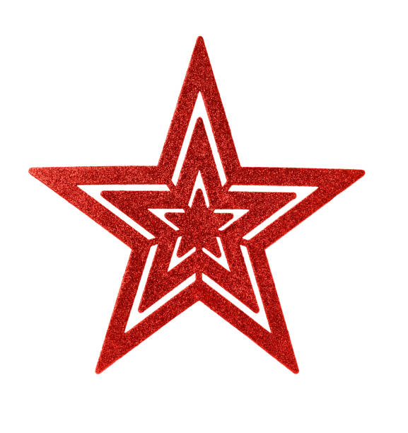 istock Christmas star isolated on white background. Christmas decoration. 1363640825