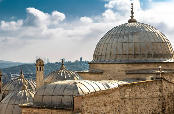 istock Ancient walls and domes from Istanbul 1363640945