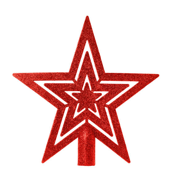 istock Christmas star isolated on white background. Christmas decoration. 1363640990