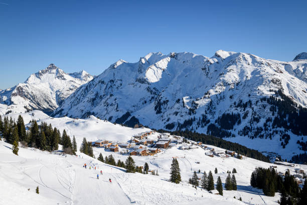 istock The famous ski-resort Lech during winter 1363642032