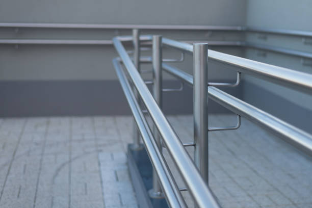istock Stainless steel handrails 1363644748