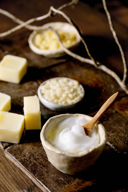 istock Ingredients for makes home made natural cosmetic 1363645901