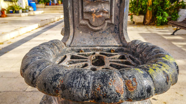 istock Details of a public cast iron fountain 1363646428