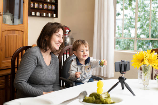 istock Use of cell phone for video calling. 1363650970