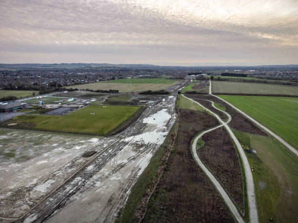 istock Link Road Construction, Wantage, Oxfordshire 1363657911