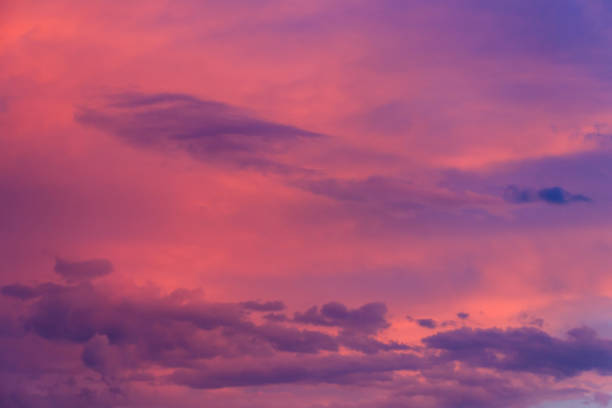 istock Beautiful pink sunset sky. Natural background 1363659689