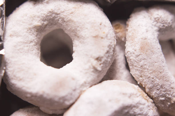 istock Handmade homemade donuts and fritters 1363667171