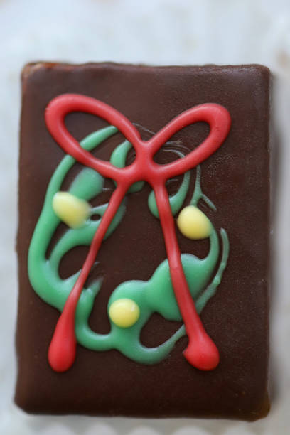 クリスマスチョコレートプチ4 - petit four ストックフォトと画像