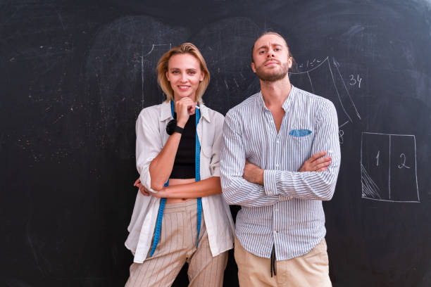 istock Team of fashion designers at work 1363674985