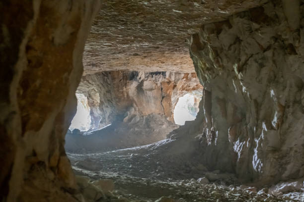 istock Caves in the Zhiguli mountains. 1363680706