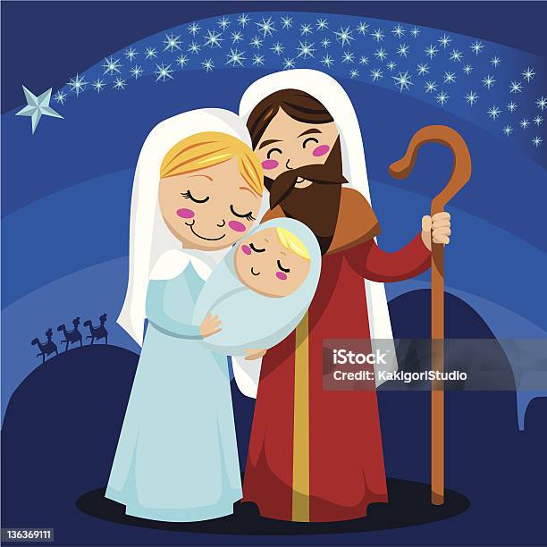 Nativity - Stockowe grafiki wektorowe i więcej obrazów Dziecko - Dziecko, Biblia, Boże Narodzenie