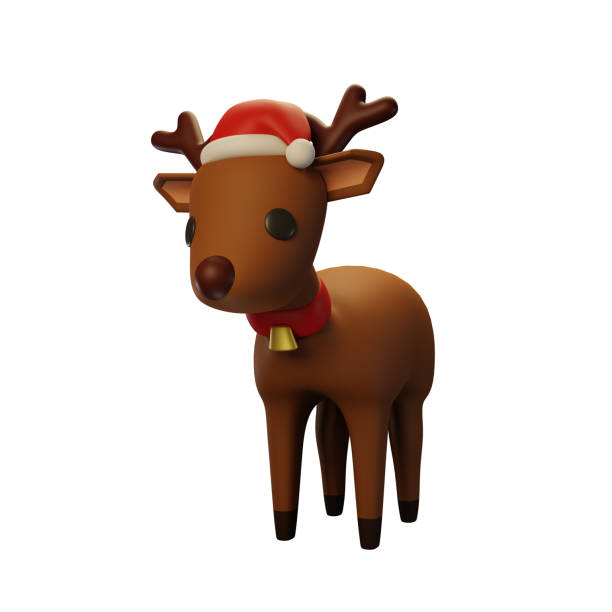 istock reindeer with christmas and new year concept 1363692170