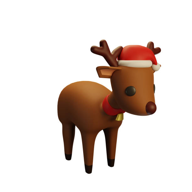 istock reindeer with christmas and new year concept 1363692219
