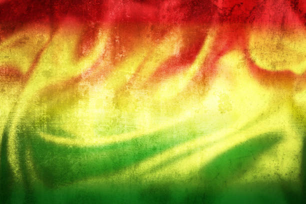 istock Grunge abstract rastafarian colors background view 1363694875