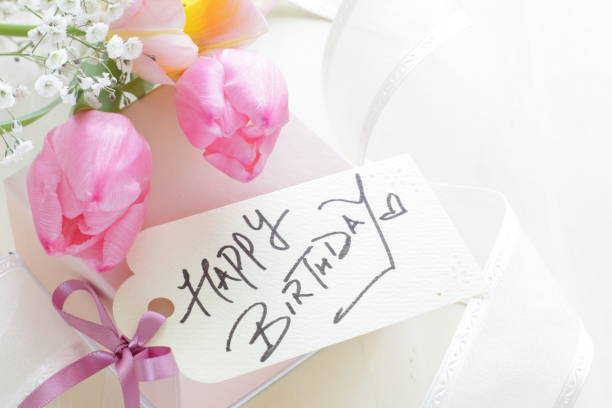 istock Happy birthday message card and turnip bouqet 1363698922