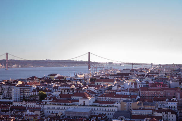 istock Panoramic view of Lisbon city 1363700693