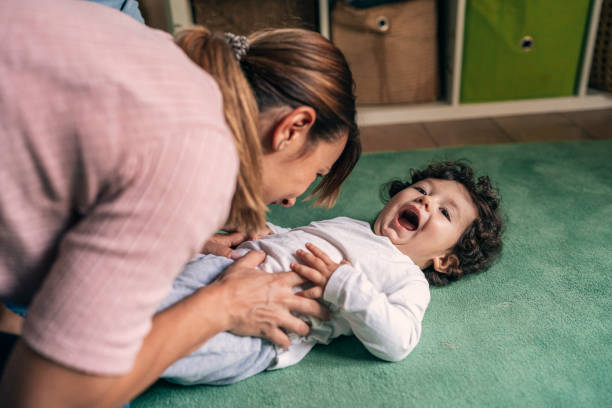 istock Mother and baby boy 1363706399