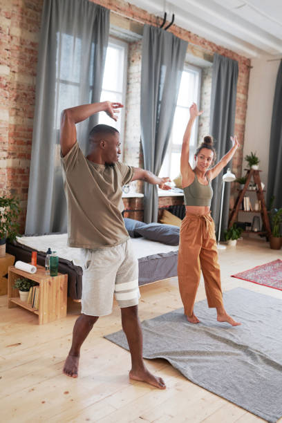 istock Couple Dancing in Morning 1363712599