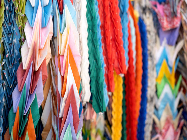 istock Thousand origami cranes 1363716768