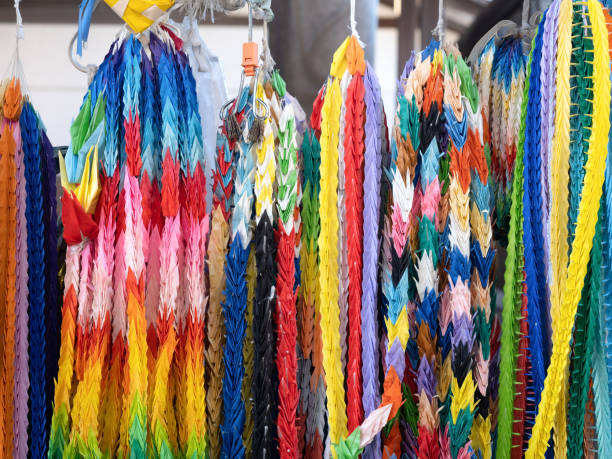 istock Thousand origami cranes 1363716787