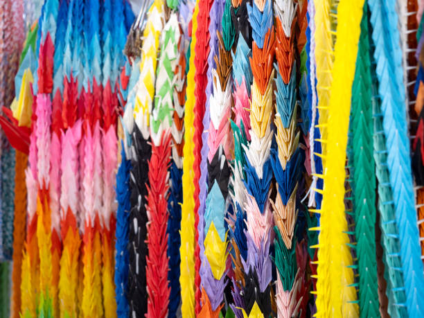 istock Thousand origami cranes 1363716798