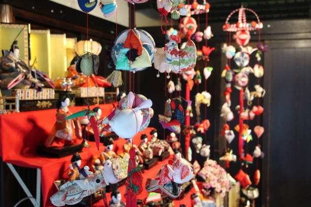 Japanese Hanging doll at festival for girls